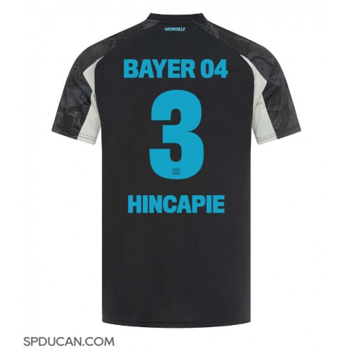 Muški Nogometni Dres Bayer Leverkusen Piero Hincapie #3 Rezervni 2024-25 Kratak Rukav